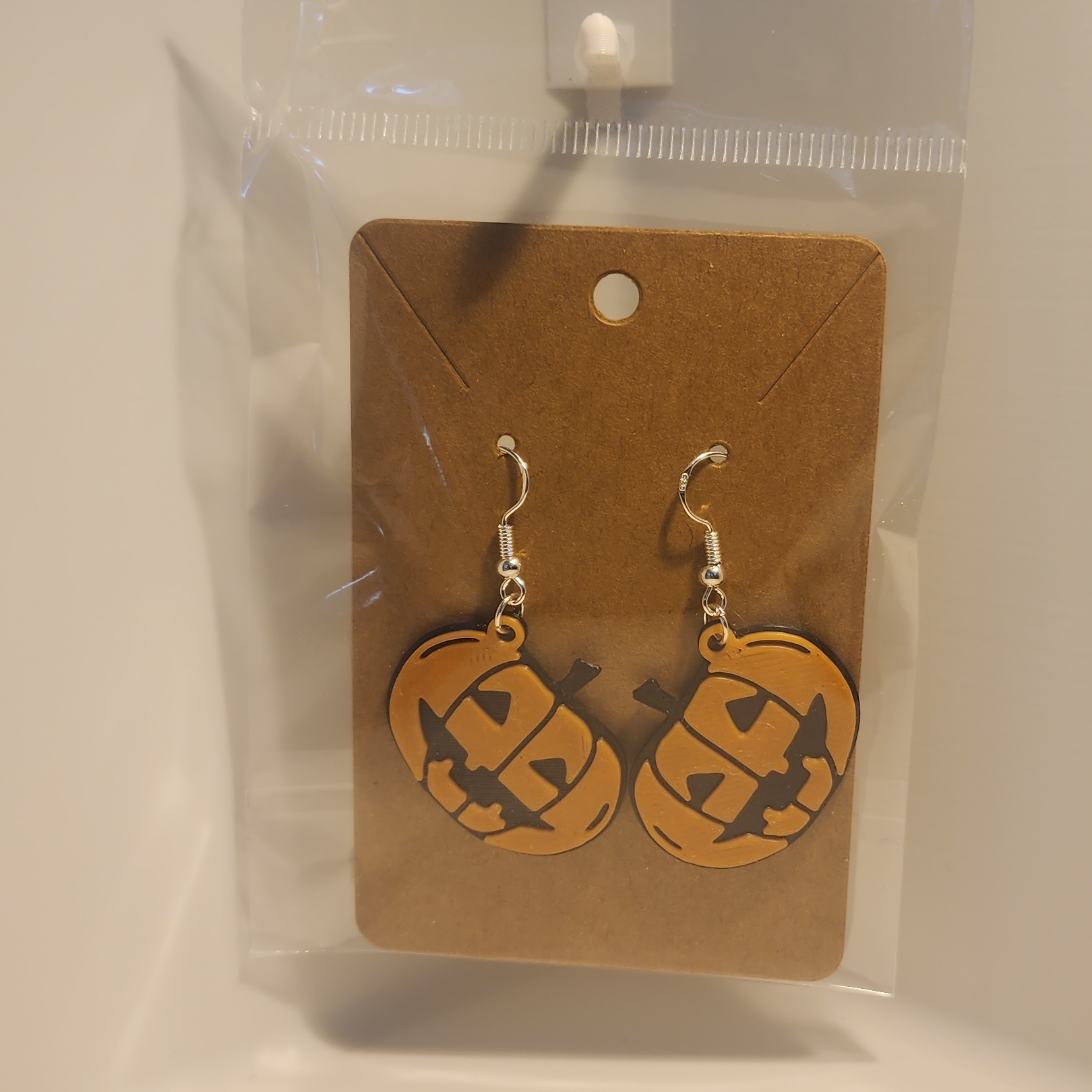 Picture of Pumpkin Earrings 3d Print